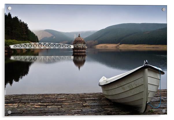 Talla Reservoir - Scottish Borders Acrylic by David Lewins (LRPS)