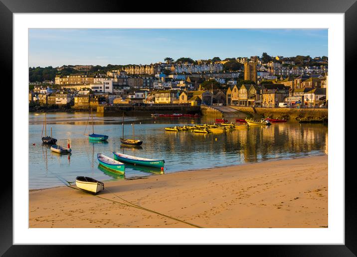 Lovely St Ives, Cornwall, UK Framed Mounted Print by Michael Brookes