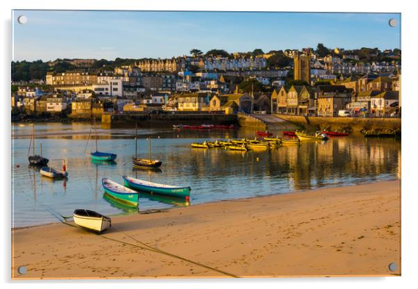 Lovely St Ives, Cornwall, UK Acrylic by Michael Brookes