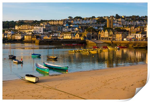 Lovely St Ives, Cornwall, UK Print by Michael Brookes