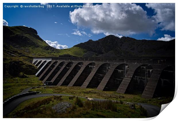 Stwlan Dam Print by rawshutterbug 