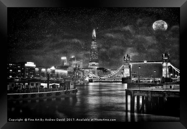 The City That Never Sleeps Framed Print by Andrew David Photography 