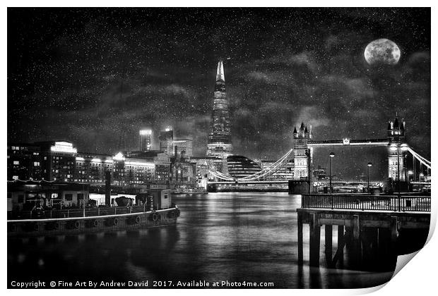 The City That Never Sleeps Print by Andrew David Photography 