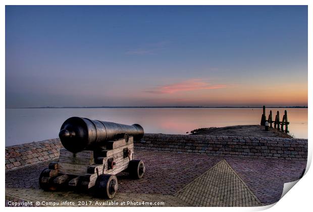 canon by sunset Print by Chris Willemsen