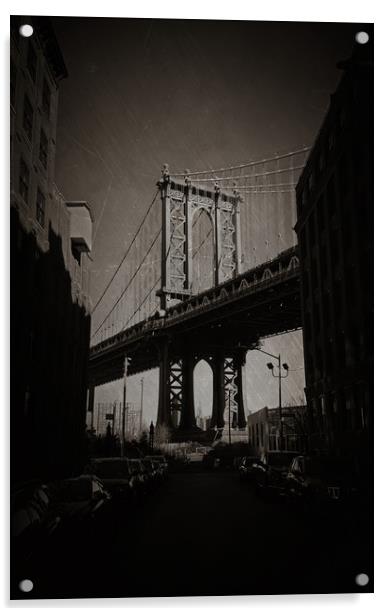 Manhattan Bridge, Iconic. Acrylic by Toon Photography