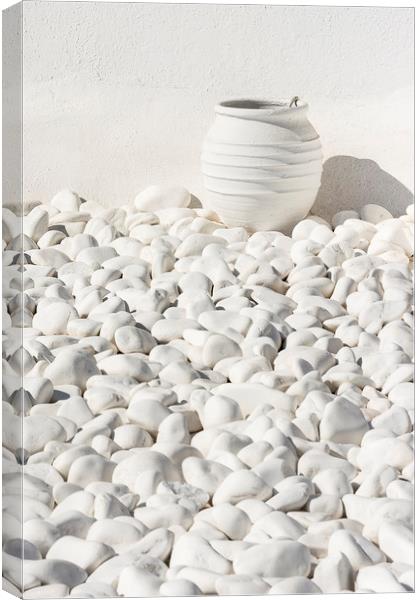 White Urn Canvas Print by Michael Houghton