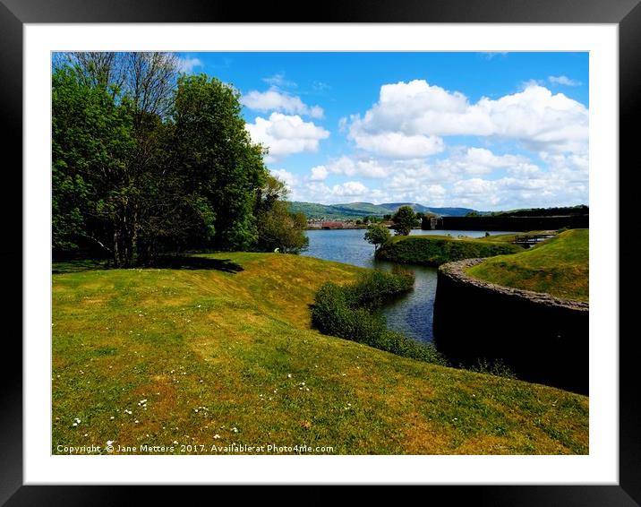      Moat View                           Framed Mounted Print by Jane Metters