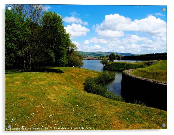      Moat View                           Acrylic by Jane Metters