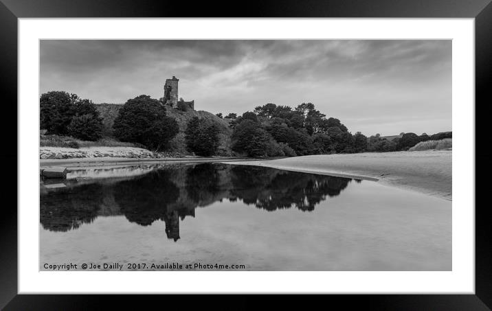 Red Castle, Lunanbay Angus Framed Mounted Print by Joe Dailly
