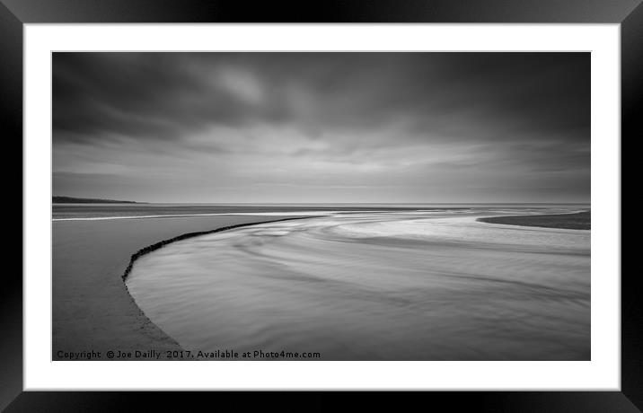 Lunanbay Beach a stark and dramatic Scottish Costa Framed Mounted Print by Joe Dailly