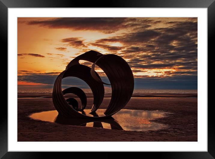 Mary's Shell at dusk Framed Mounted Print by David McCulloch