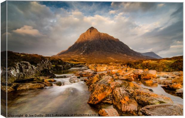 Majestic Buachaille Etive Mor Canvas Print by Joe Dailly