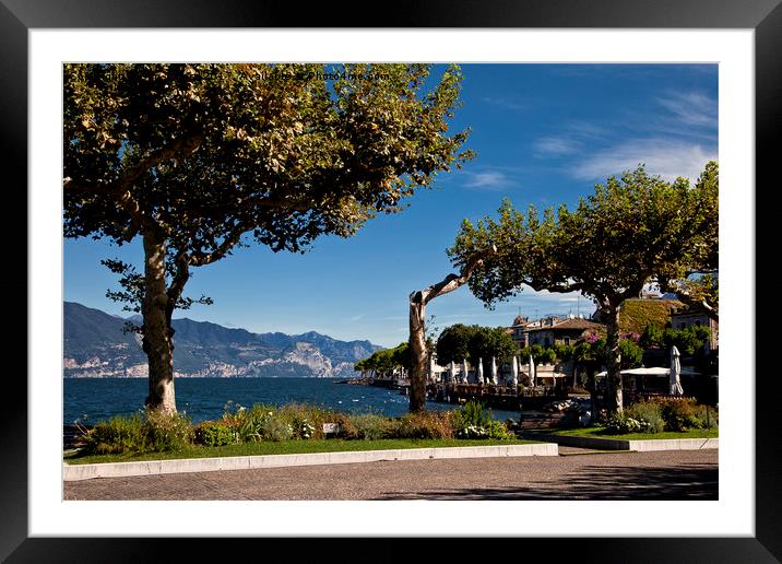 Torri del Benaco, Lake Garda Framed Mounted Print by Jim Jones