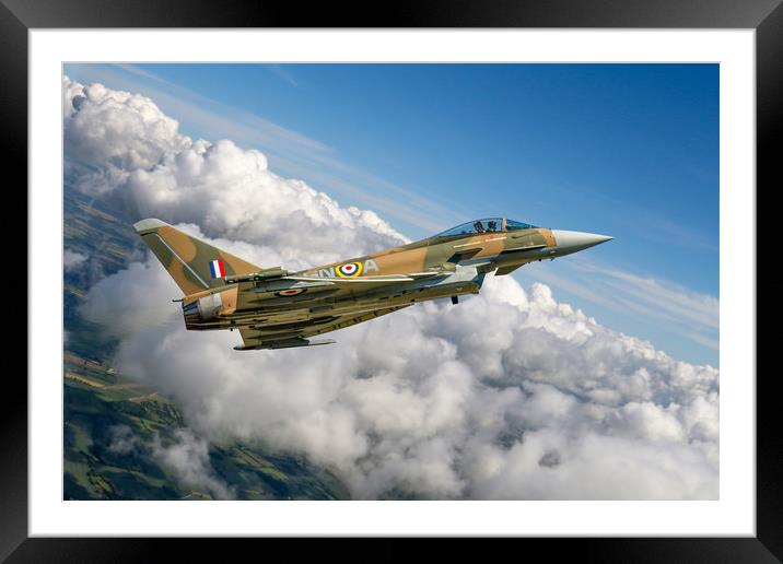 Eurofighter Typhoon GNA Gina Framed Mounted Print by Oxon Images