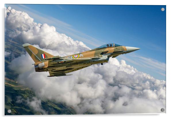 Eurofighter Typhoon GNA Gina Acrylic by Oxon Images
