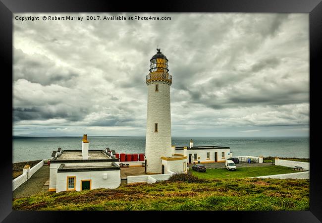 Mull of Galloway Lighthouse Framed Print by Robert Murray