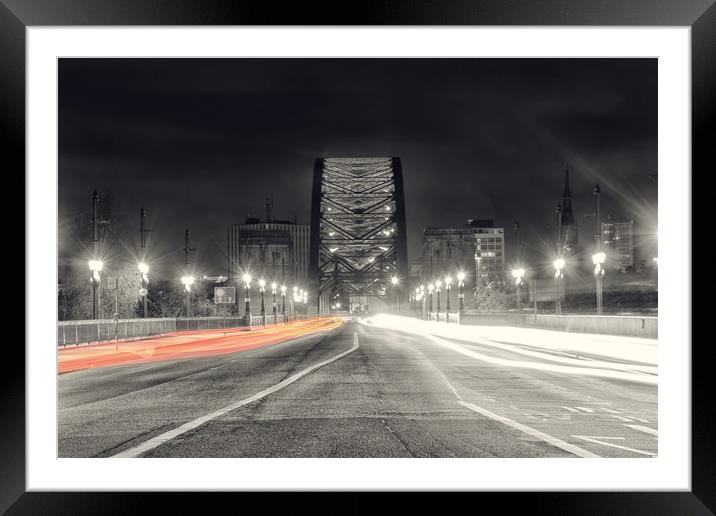 Crossing the River Tyne Framed Mounted Print by Toon Photography