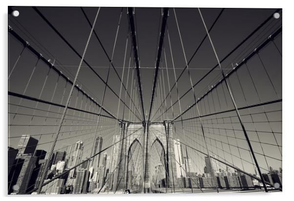 Brooklyn Cables Acrylic by Toon Photography