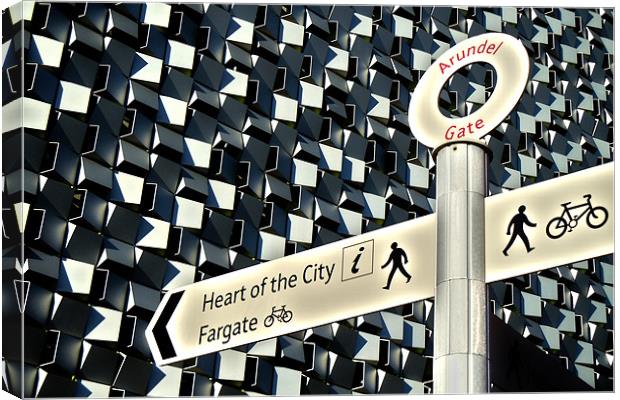 City Directions Canvas Print by Neil Gavin