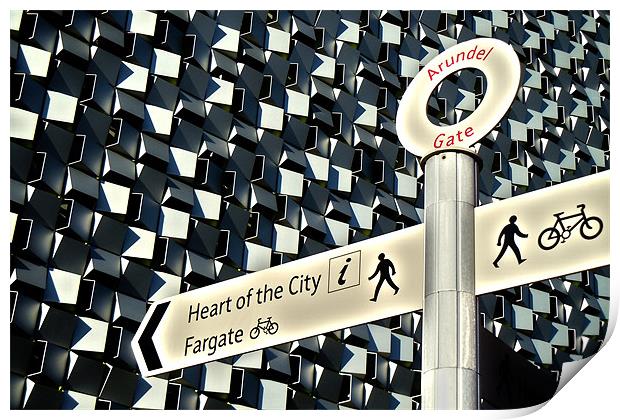 City Directions Print by Neil Gavin