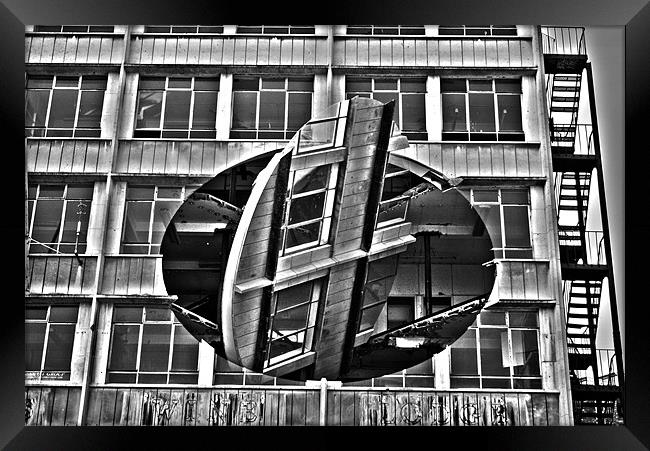 Rotating Building Framed Print by Neil Gavin