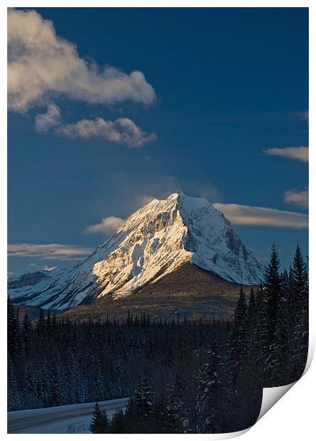 Mount Edith Cavell - Alberta Print by Pete Hemington