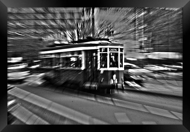 Tram To Castro Framed Print by Neil Gavin