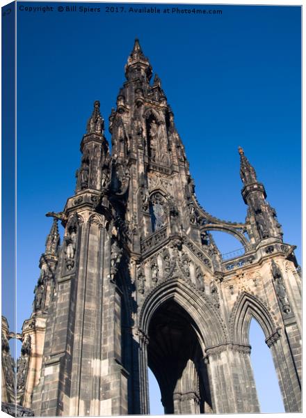 The Scott Monument Canvas Print by Bill Spiers