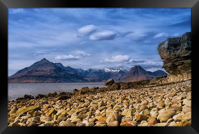 Elgol View to the Black Cuillin Framed Print by Jacqi Elmslie