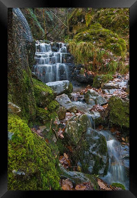 Little Falls Framed Print by Mark Robson