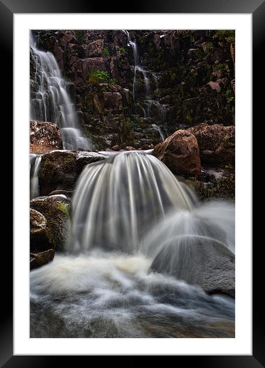 Detail of Bleabeck Force - Upper Teasdale Framed Mounted Print by David Lewins (LRPS)