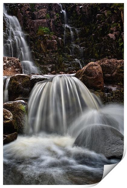 Detail of Bleabeck Force - Upper Teasdale Print by David Lewins (LRPS)