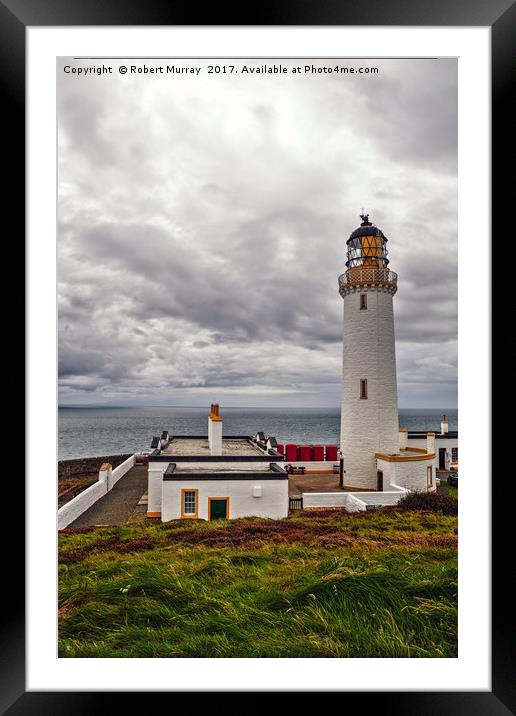 Mull of Galloway Lighthouse 2 Framed Mounted Print by Robert Murray