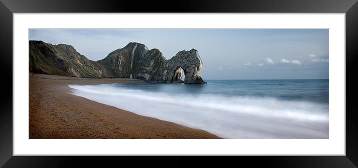 DURDLE DOOR Framed Mounted Print by Anthony R Dudley (LRPS)