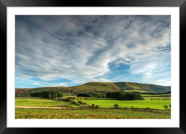 Fan Frynach Hill in the Central Brecon Beacons Framed Mounted Print by Nick Jenkins