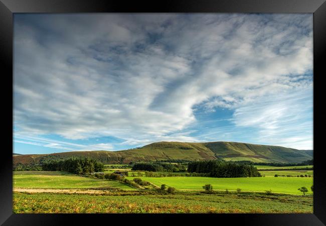 Fan Frynach Hill in the Central Brecon Beacons Framed Print by Nick Jenkins
