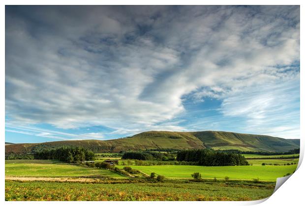 Fan Frynach Hill in the Central Brecon Beacons Print by Nick Jenkins