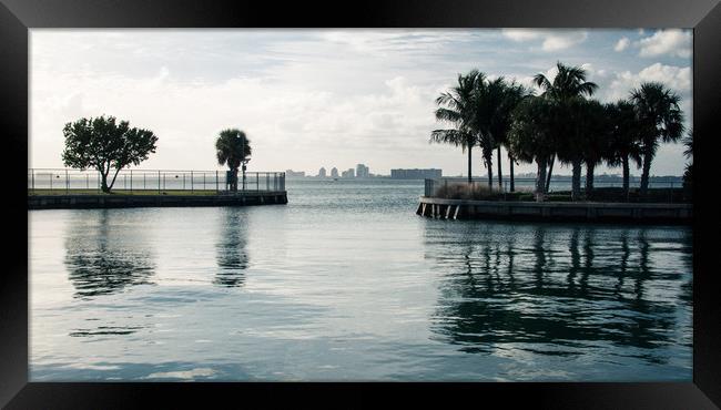 Welcome to Miami  Framed Print by Angela Bragato