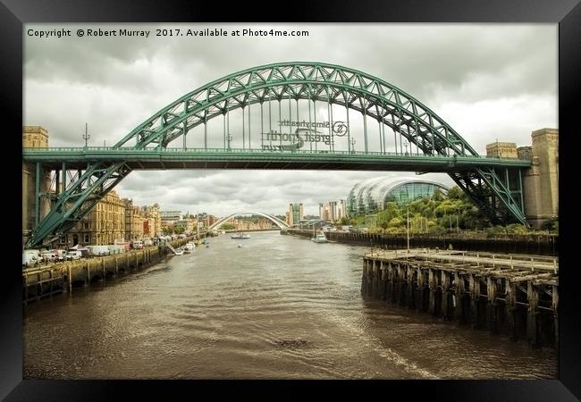 The Tyne Bridge Framed Print by Robert Murray