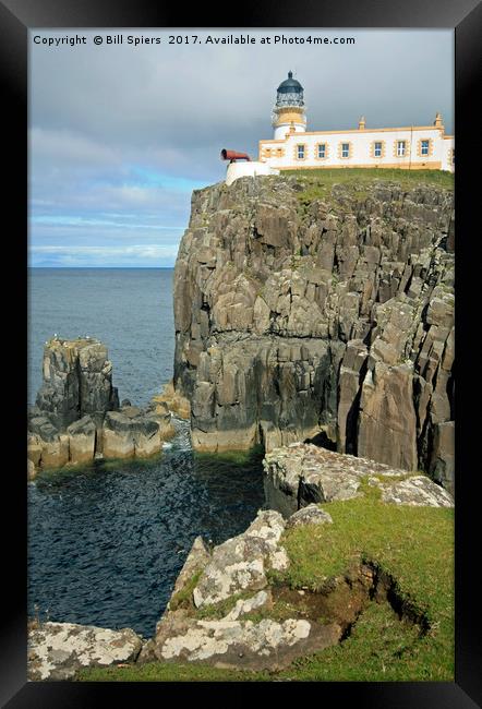 Neist Point Lighthouse, Isle of Skye Framed Print by Bill Spiers