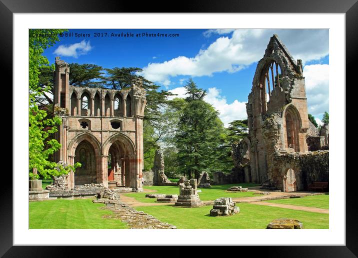 Dryburgh Abbey, Scotland Framed Mounted Print by Bill Spiers