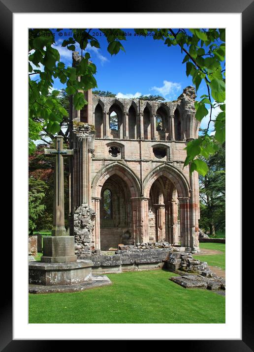 Dryburgh Abbey, North Transept, Scotland Framed Mounted Print by Bill Spiers