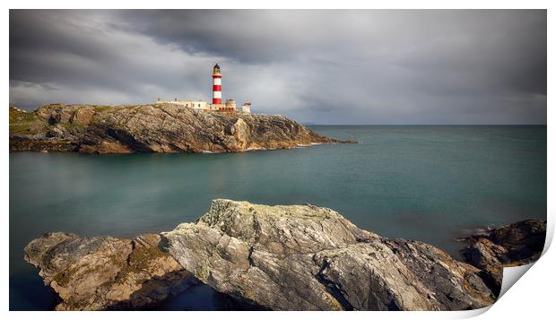 Eilean Glas Lighthouse Print by Grant Glendinning