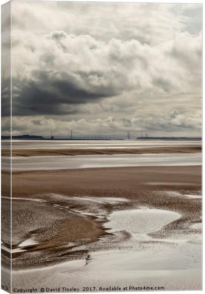 Towards the Estuary Canvas Print by David Tinsley