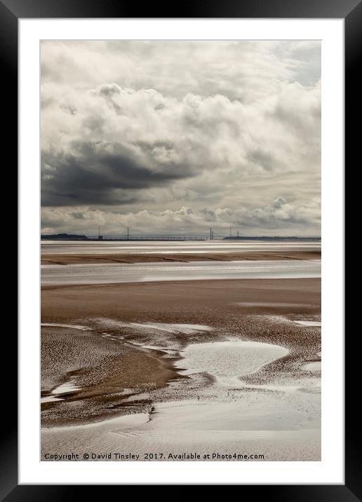 Towards the Estuary Framed Mounted Print by David Tinsley