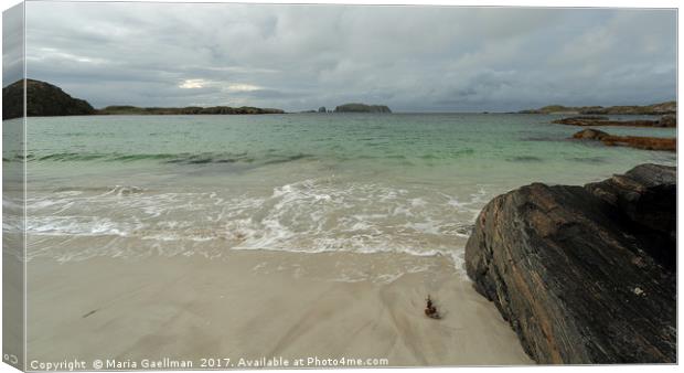 Traigh Bostadh – Bosta Beach Canvas Print by Maria Gaellman