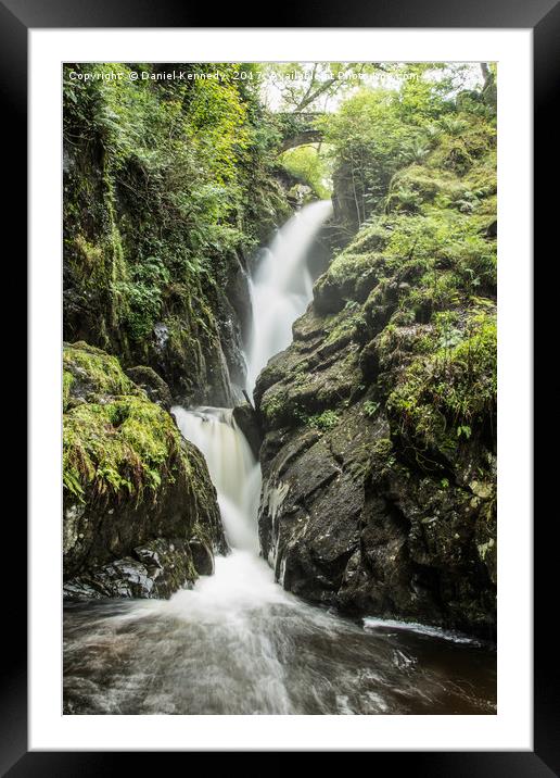 Aira Force Waterfall Framed Mounted Print by Daniel  Kennedy