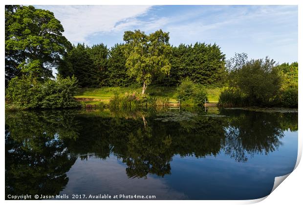 Loch Neaton in Watton Print by Jason Wells