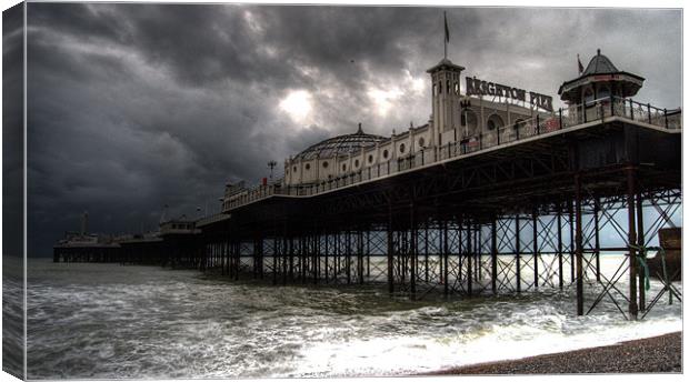 The Palace Pier of Brighton Canvas Print by Rob Hawkins
