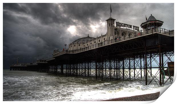 The Palace Pier of Brighton Print by Rob Hawkins